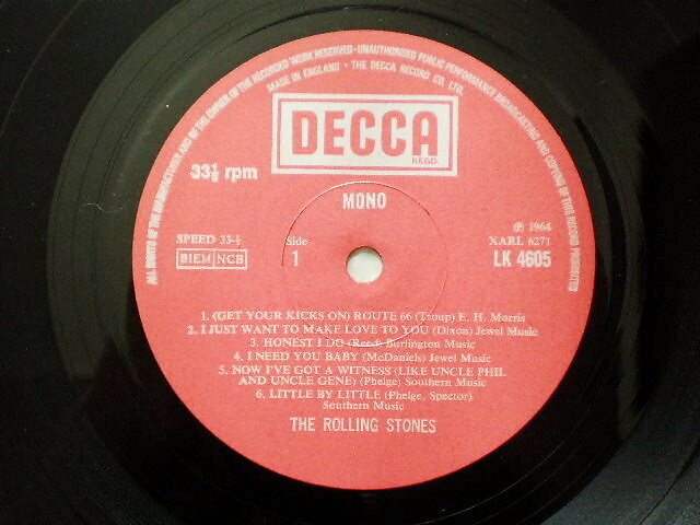 60年代英国盤 DECCAレーベル編: HAVING A WILD WEEKEND