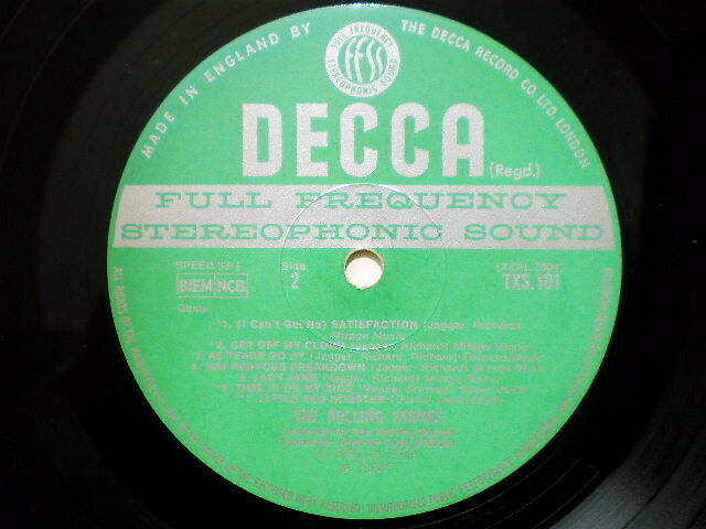 60年代英国盤 DECCAレーベル編: HAVING A WILD WEEKEND